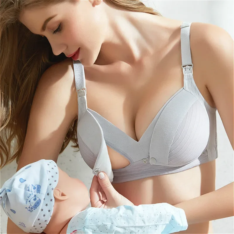 Sleep Bra Bralette - Soutien-gorge d'allaitement en fil de coton